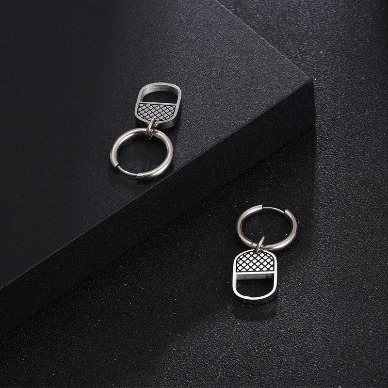 Cold Wind Stud Earrings — Stainless Steel