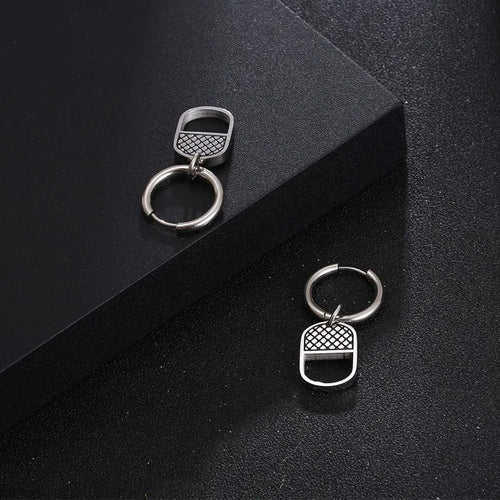 Cold Wind Stud Earrings — Stainless Steel