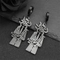 Snake Guitar Steel Earrings Trend Coiled