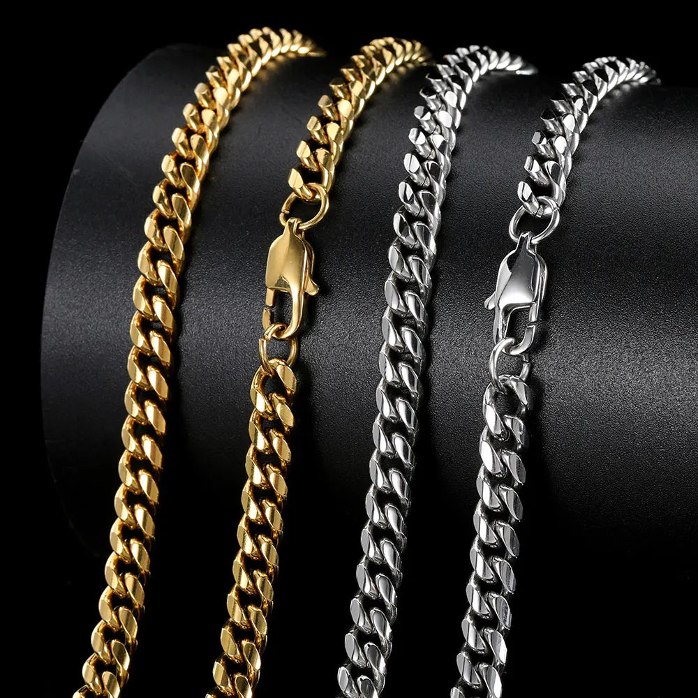 Stainless Steel Cuban Bracelet Miami 6/8MM