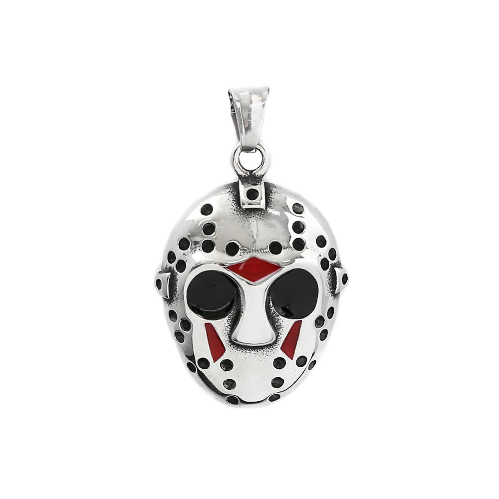 Gothic Skull Pendant Necklace — Stainless Steel