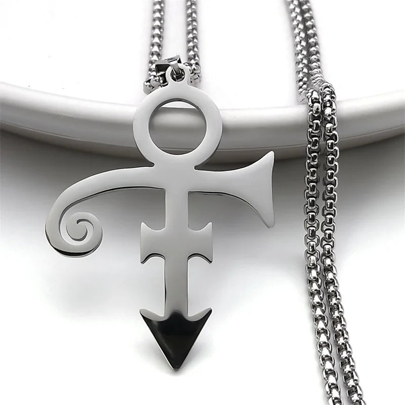 Minimal Love Symbol Necklace — Stainless