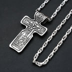 Jesus Cross Pendant — Stainless Steel