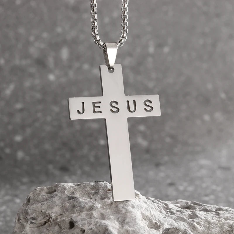 Male Black Plated St Peter's Inverted Cross Pendant Necklace for Men Stainless Steel Choker Crux de Sanctus Petrus