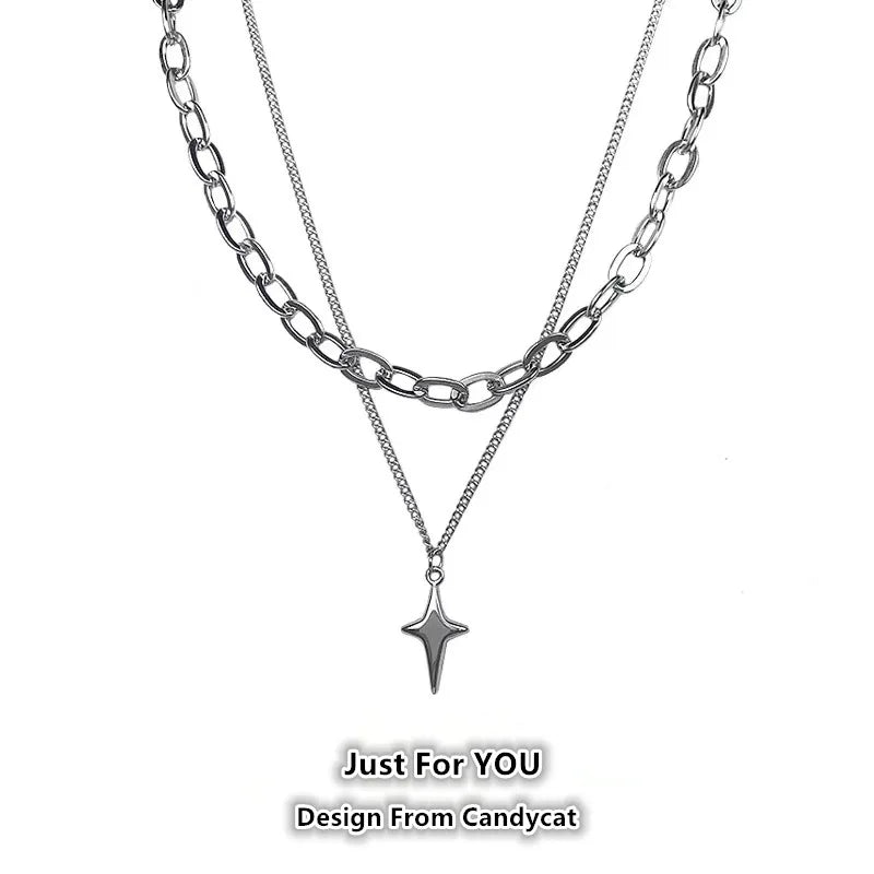 Star Silver Necklace