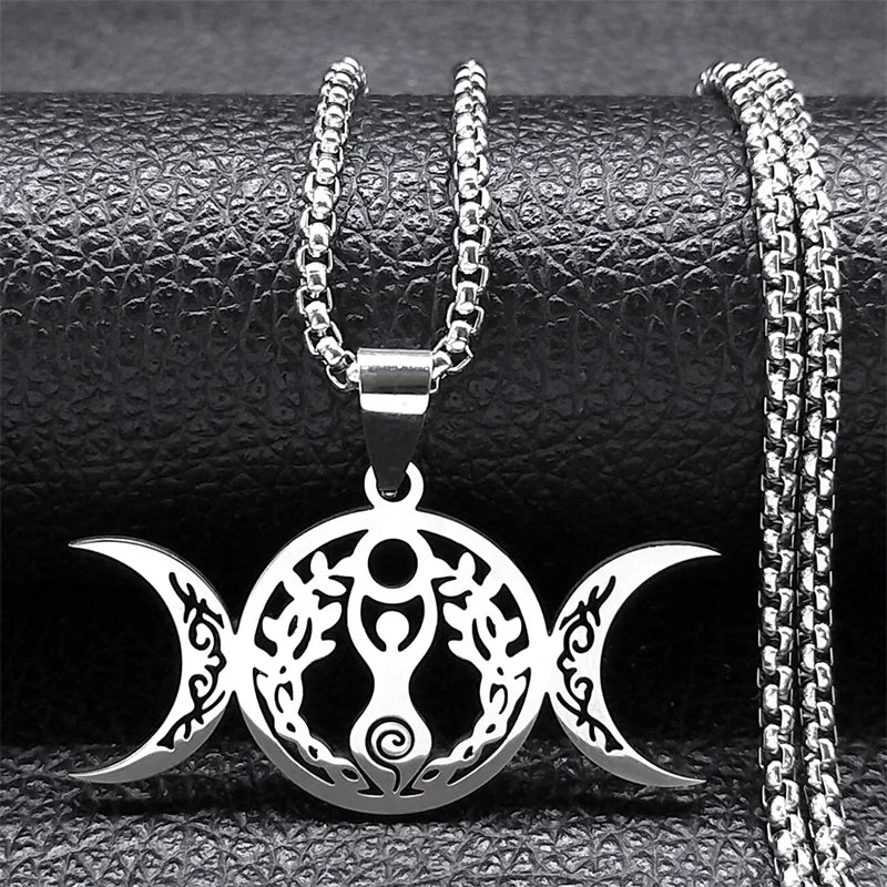Witchcraft Stainless Steel Pendant Necklace