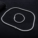 Iced Out Tennis Bracelet 3mm — 925 Silver