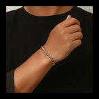 Minimal Bar Bracelet — Stainless Steel