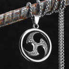 Boomerang Pendant Necklace — Stainless Steel