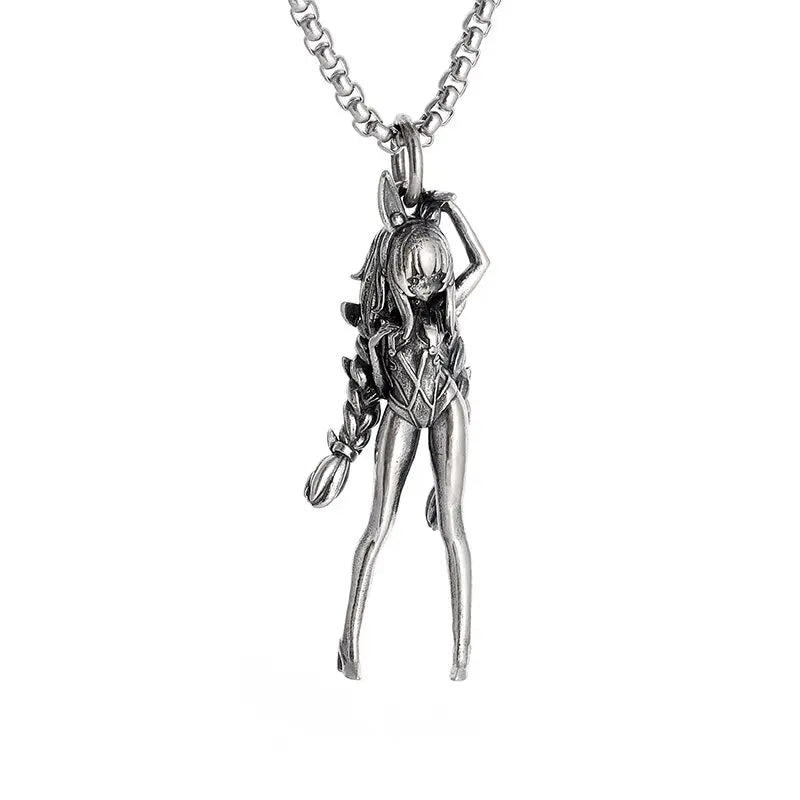 Vintage Punk Inverted Pentagram Satanic Goat Necklace Pendant for Men Unique Pagan Amulet Jewelry
