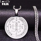 Gabriel Archangel Amulet Necklace — Stainless
