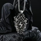 Good Polished 2024 New Vintage Stainless Steel Viking Branch Rune Pendant Necklace For Man Women Amult Jewelry Party Gift