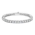 Iced Out Tennis Bracelet 3mm — 925 Silver