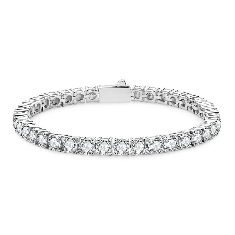 Iced Out Tennis Bracelet 3mm — 925 Silver