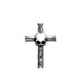 Gothic Stainless Steel Skull Cross Pendant Necklace For Men Women Fashion Punk Hip Hop Simple Necklaces Party Jewelry