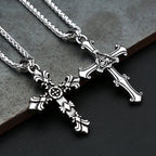 Cross Steel Pendant Vintage 316L Punk Religious