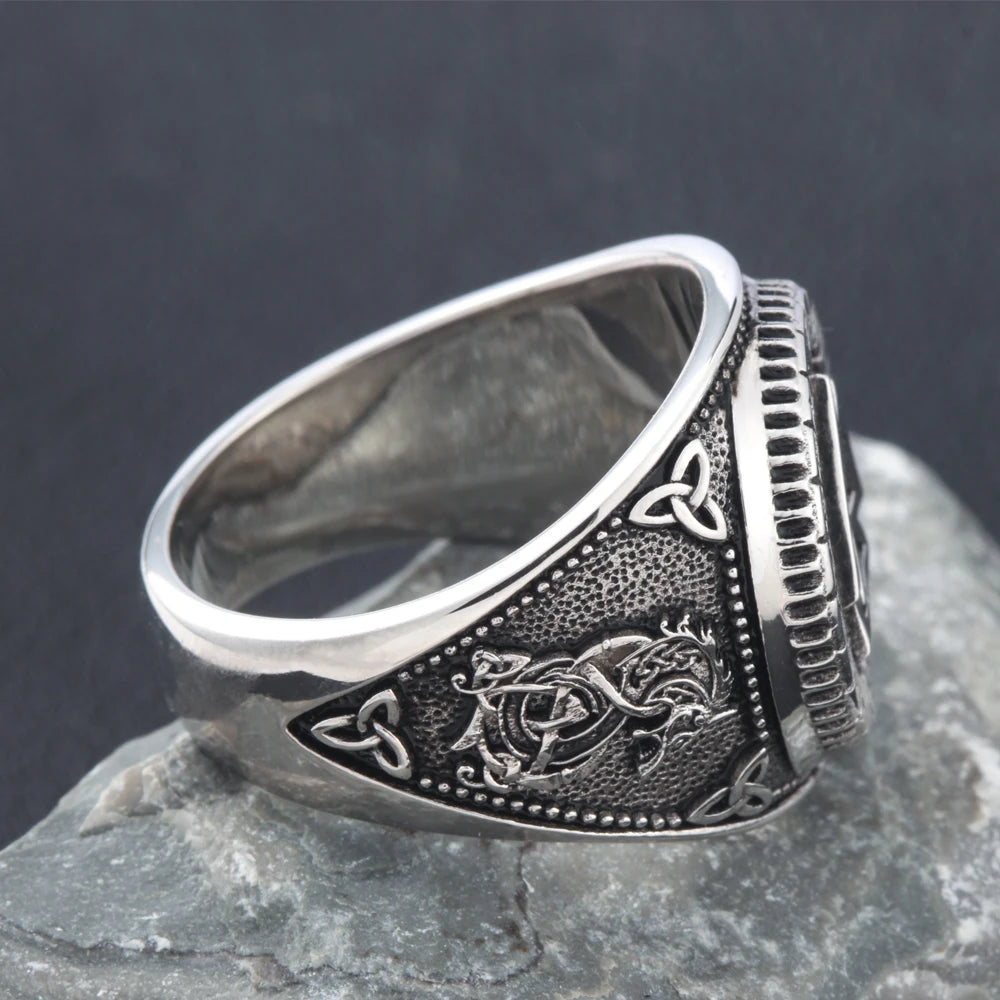 Viking Nordic Ring — 925 Silver