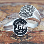 Jesus Christ Christian Ring — 925 Silver