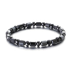 New Arrow Hematite Elastic Bracelet Men Jewelry Armband Heren Fashion Beaded Yoga Bracelet Women Bileklik