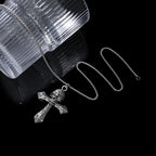 Cross Skull Steel Pendant European American Dark