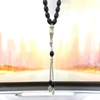 33Pcs Glass Rosary Muslim Prayer Keyring String Tassel Islamic Middle East Uae Dubai Arab Islam Car Pendant Jewelry