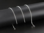 Stainless Steel Cuban Chain Necklace 3MM