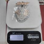 Iced Out Letter Pendant Necklace Name