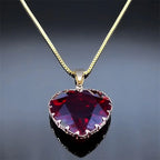 Gothic Heart Pendant Choker Necklace — Stainless Steel