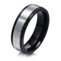 Minimal Matte Band Ring 6mm — Stainless Steel