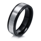 Minimal Matte Band Ring 6mm — Stainless Steel