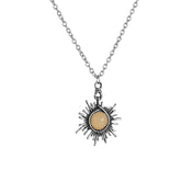 Layered Star Pendant Necklace — Stainless Steel