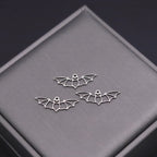 3pcs Gothic Cute Tiny Bat Charms Stainless Steel Pendant for Jewelry Making Necklaces Bracelets Earrings diy Accessories Gift