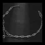 Double Layer Stacked Necklace — Stainless