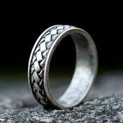 NEW Men's 316L Stainless-Steel Rings Simple VIKING Ring for Teen Fashion Jewelry Gifts Free Shipping