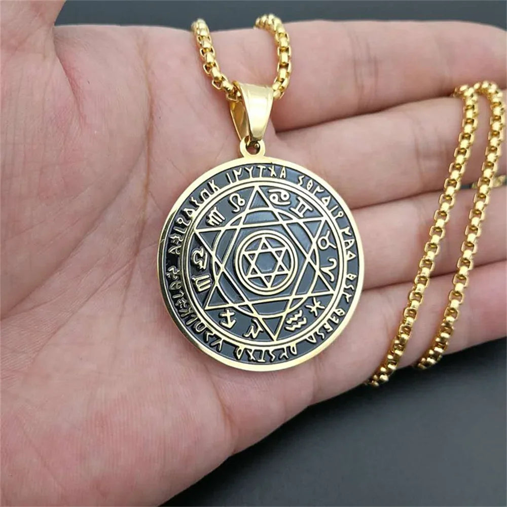 Star of David Gold Pendant Necklace