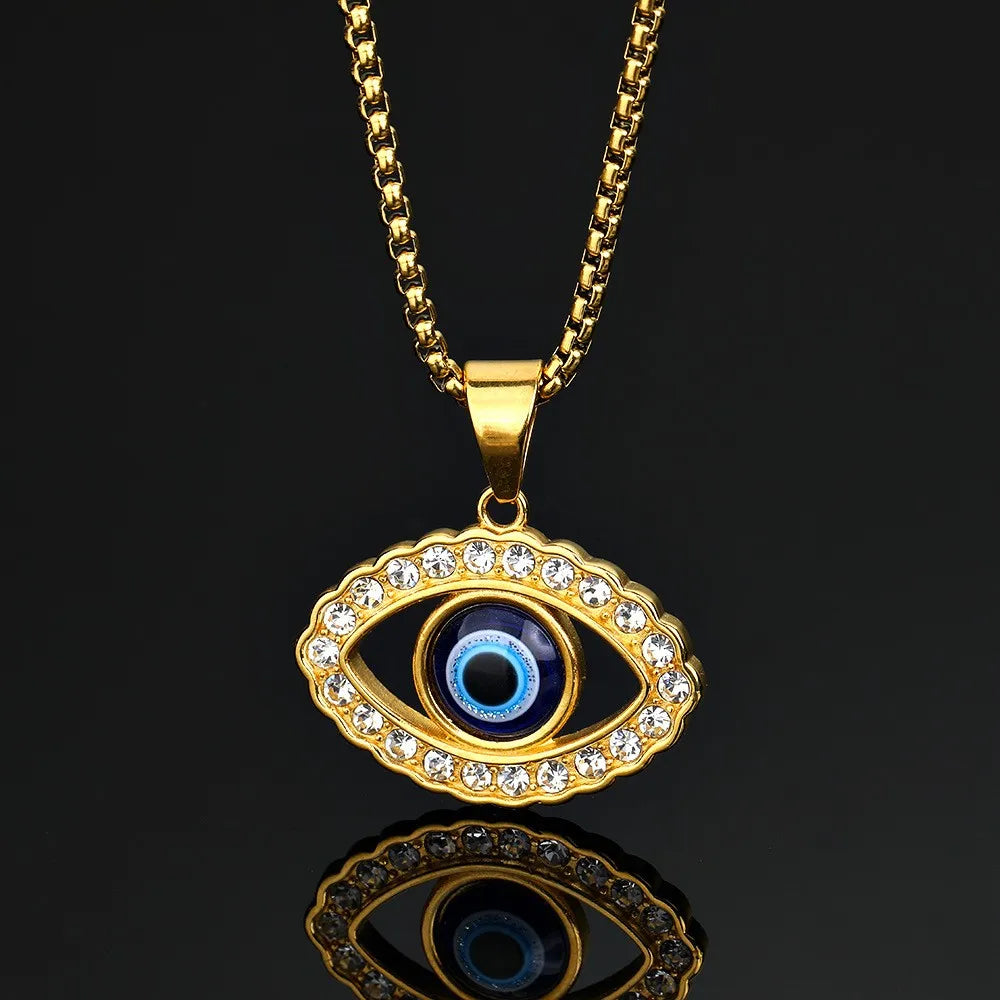 Eye of Horus Pendant Necklace — Zinc Alloy