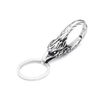 Lion Head Keychain — Stainless Steel