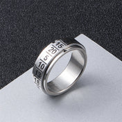 Rotatable Arabic Numeral Ring — Anti-Anxiety, Stainless Steel