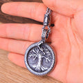 Yggdrasil Tree of Life Pendant Necklace — Mixed Metal