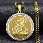 1pc Eye Pendant Necklace Stainless Steel Blue Enamel and Embellishment Suitable for Men and Women's General Couple