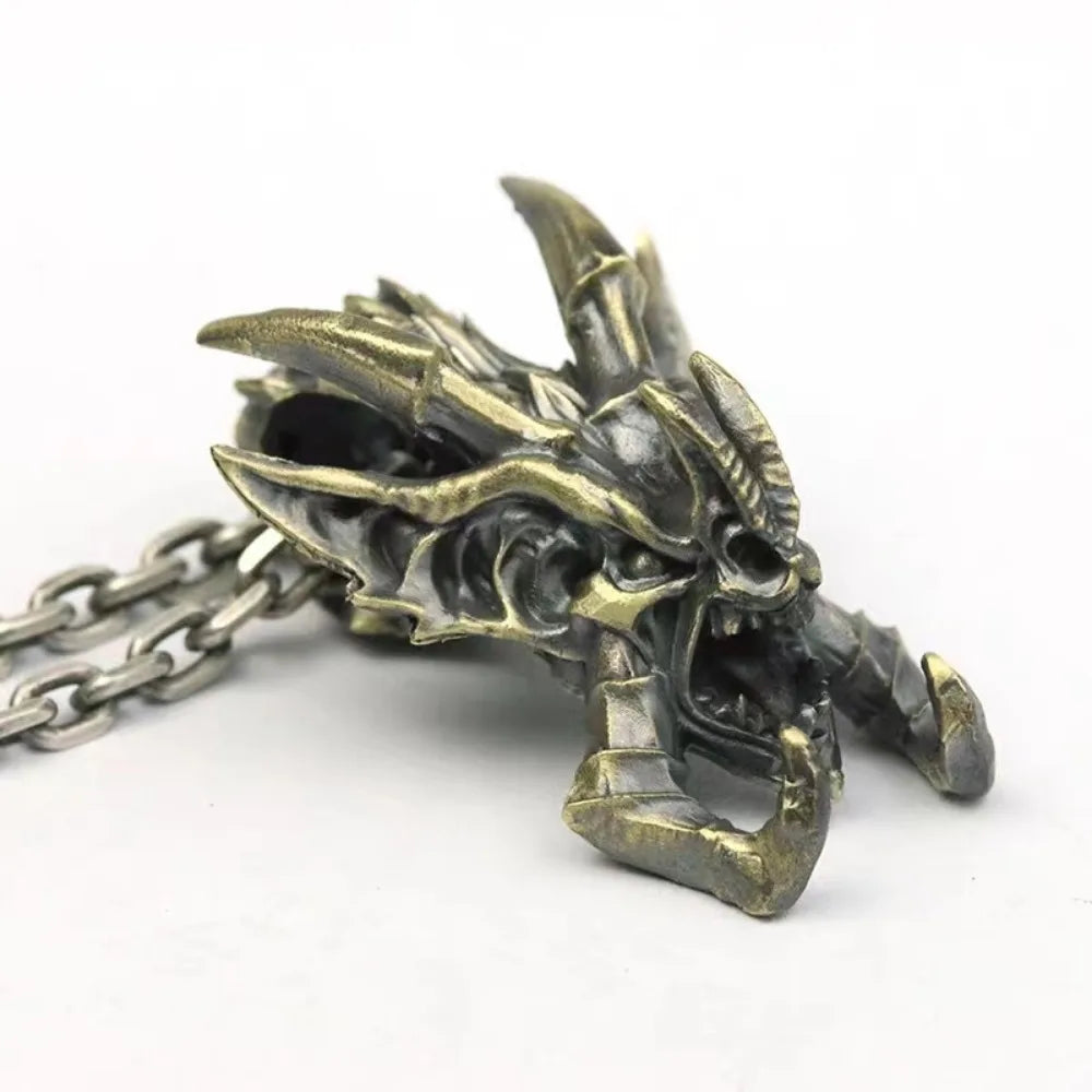Bat Skull Pendant Necklace