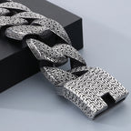 40CM Length 31MM Width Big Curb Cuban Link Chain Necklaces Heavy Stainless Steel On Neck Chains for Women Party Jewelry