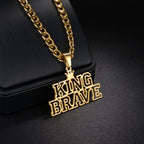 Multiple Styles Personalized Custom 2 Names Necklace Stainless Steel For Men Women Big Size Pendant Christmas Jewelry Gifts