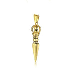 Tibetan Vajra Dagger Pendant Necklace — Stainless Steel