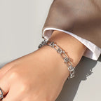 316L Stainless Steel Cuban Chain Bracelet for Men Women Figaro Vintage Metal Viking Kpop Pulseras Emo Cute Luxury