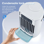 Small Space Air Conditioning for Home Rechargeable Portable Summer Desktop Air Cooler Spray Fan Moist Clean Air for