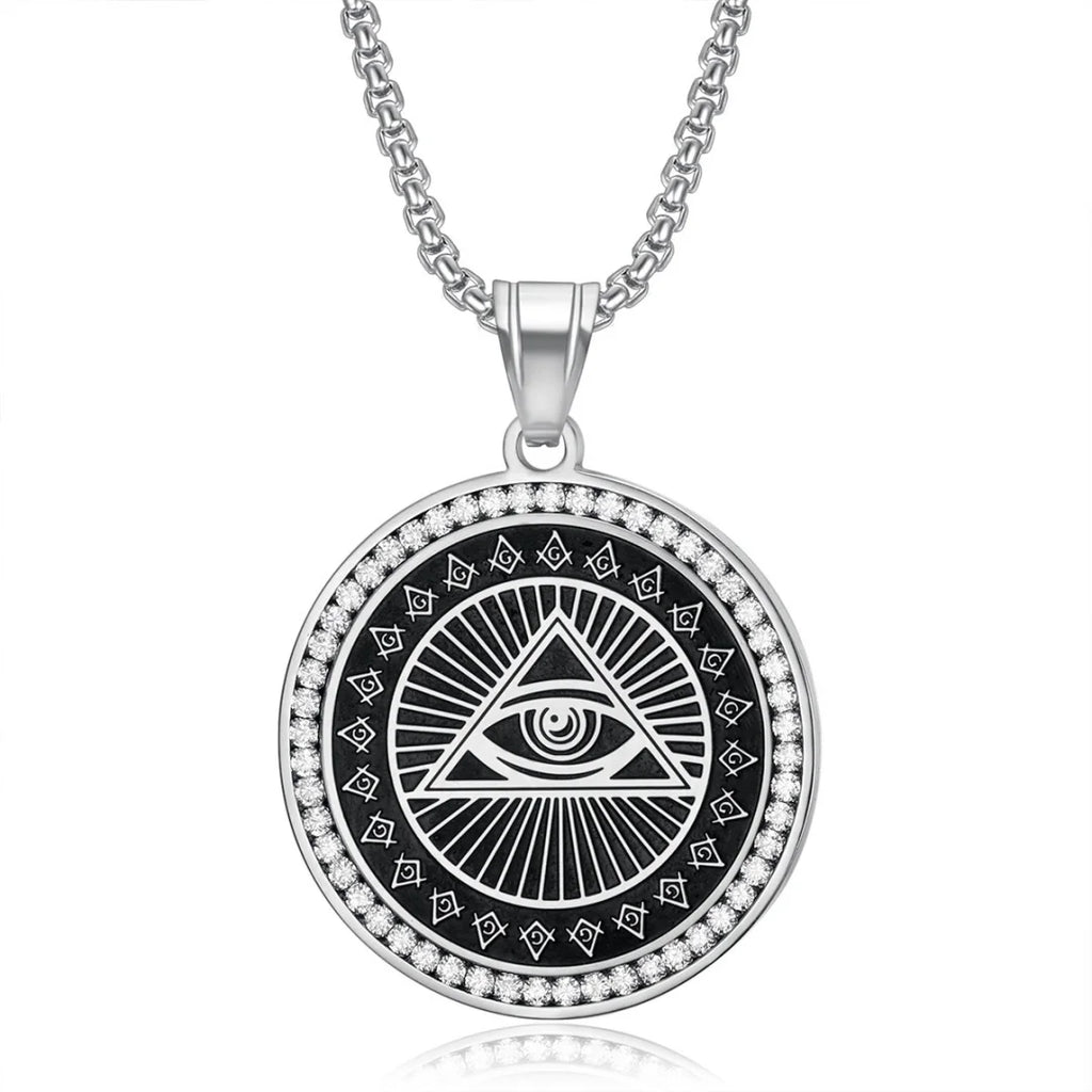 Eye of Providence Gold Pendant Necklace