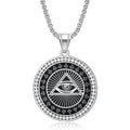 Eye of Providence Gold Pendant Necklace