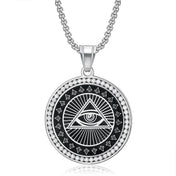 All Eye of Providence Gold Pendant Necklace