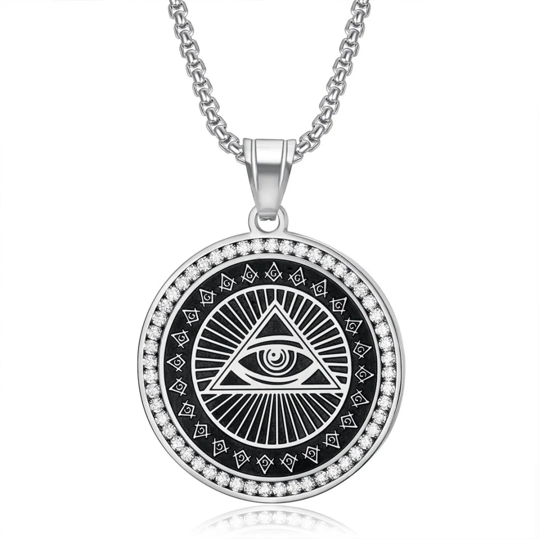 Eye of Providence Gold Pendant Necklace